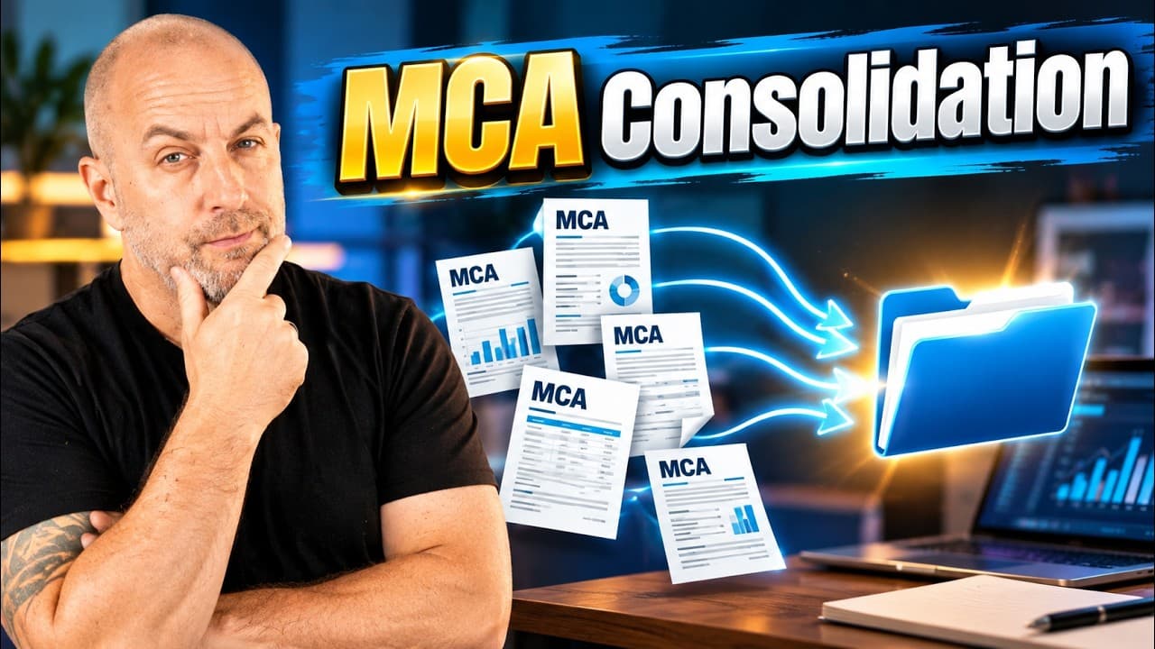 MCA Consolidation: How to Get Out of Stacked Merchant Cash Advances: video thumbnail